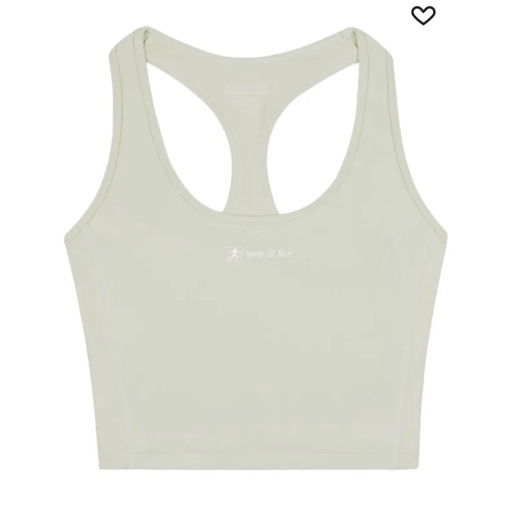 Sporty & Rich Light Green Sports Bra and leggings set